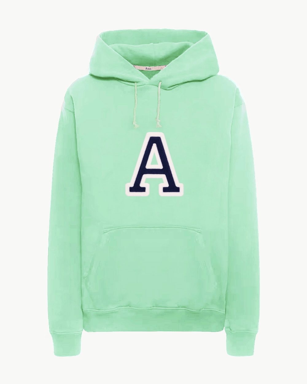 Mint green hooded sweatshirt best sale