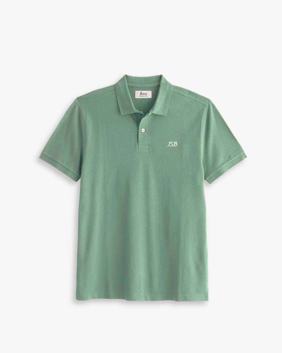 moss green polo UNISEX POLO MOSS GREEN | CUSTOM