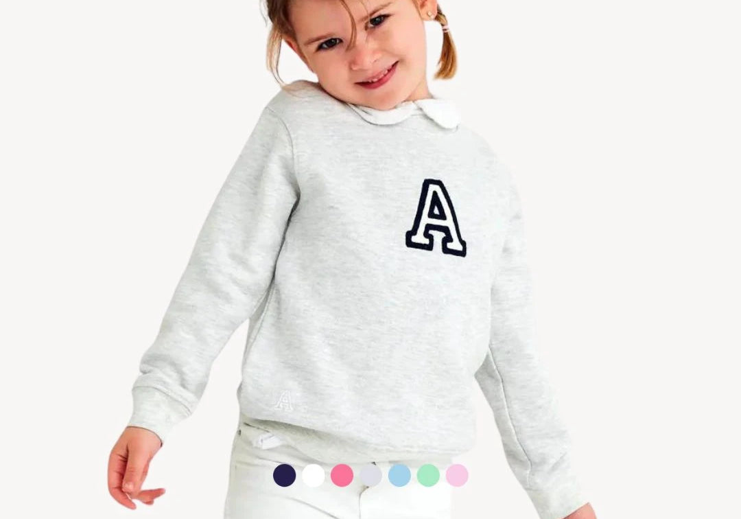 Sudaderas Babies & Kids | Inicial + Bordado Personalizado