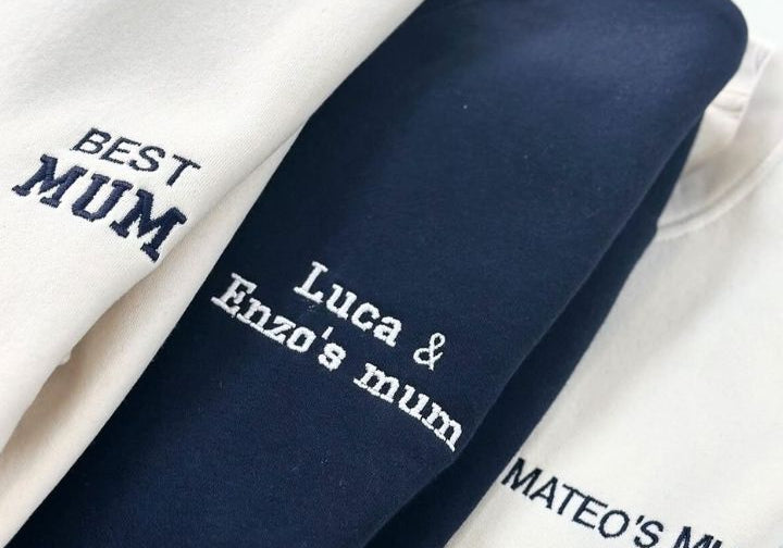 SUDADERA OFF WHITE | BORDADO PERSONALIZADO