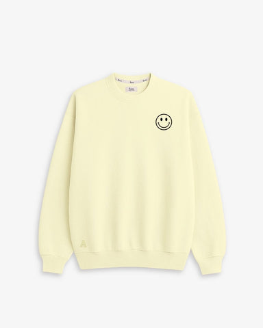 SUDADERA UNISEX LIGHT YELLOW | SMILE