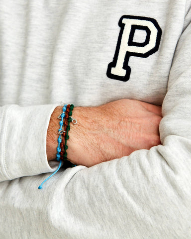 PULSERA NUDOS LIGHT BLUE | INICIAL MINI