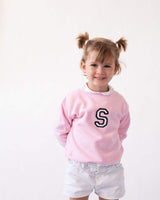 BABIES &amp; KIDS - LIGHT PINK SWEATSHIRT | INITIAL MINI