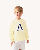 BABIES & KIDS - SUDADERA AMARILLO PASTEL | INICIAL