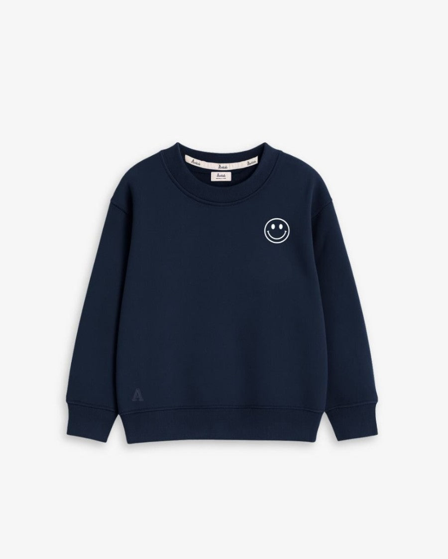 BABIES_AND_KIDS_SUDADERA_NAVY_BLUE_SMILE_ANITIALS