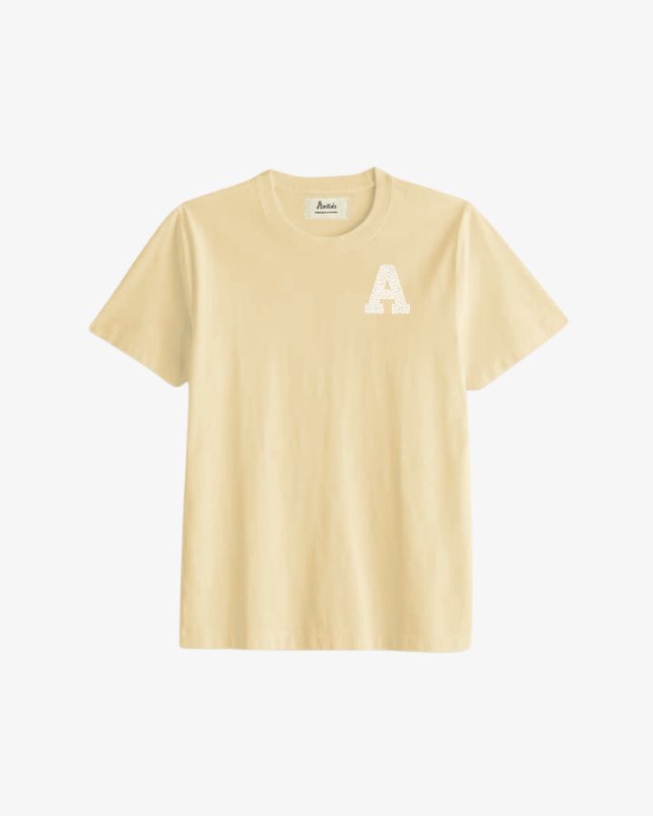BABIES & KIDS - CAMISETA BEIGE OSCURO | INICIAL