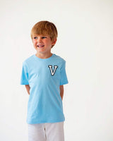 BABIES & KIDS - CAMISETA AZUL CELESTE | INICIAL