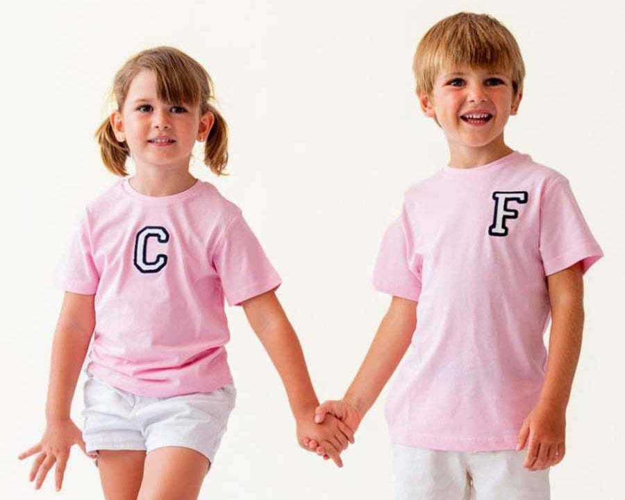 BABIES & KIDS - CAMISETA LIGHT PINK | INICIAL MINI ANITIALS