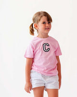 BABIES & KIDS - LIGHT PINK T-SHIRT | INITIAL MINI