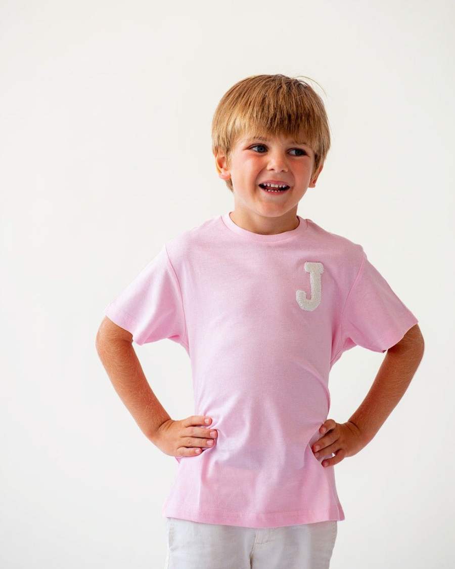 BABIES & KIDS - CAMISETA LIGHT PINK | INICIAL MINI RIZO ANITIALS