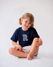 BABIES & KIDS - CAMISETA NAVY BLUE | INICIAL MINI