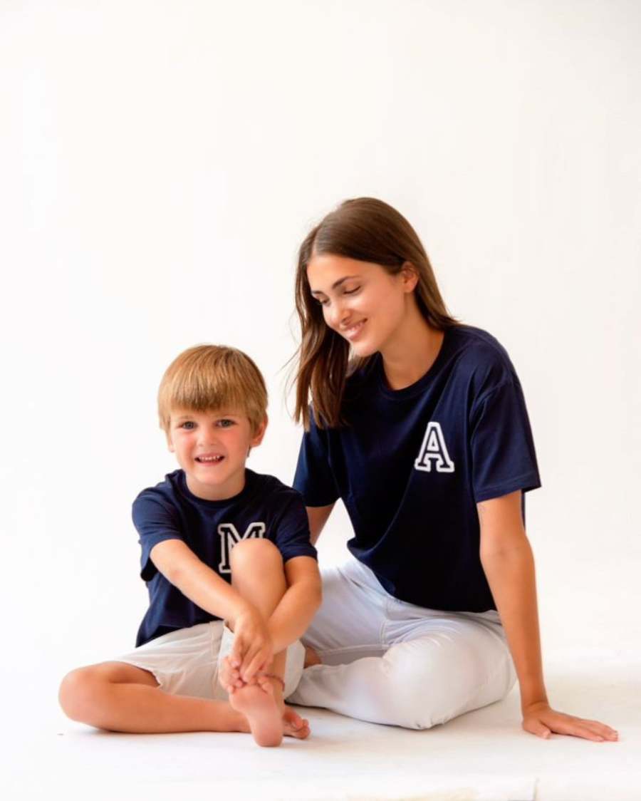 BABIES & KIDS - CAMISETA NAVY BLUE | INICIAL MINI