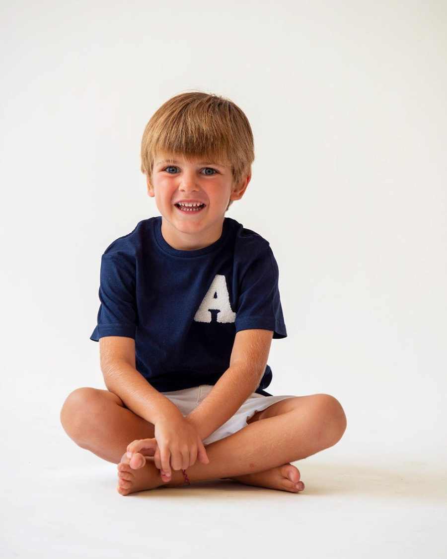 BABIES & KIDS - CAMISETA NAVY BLUE | INICIAL MINI RIZO