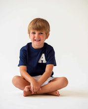 BABIES & KIDS - CAMISETA NAVY BLUE | INICIAL MINI RIZO