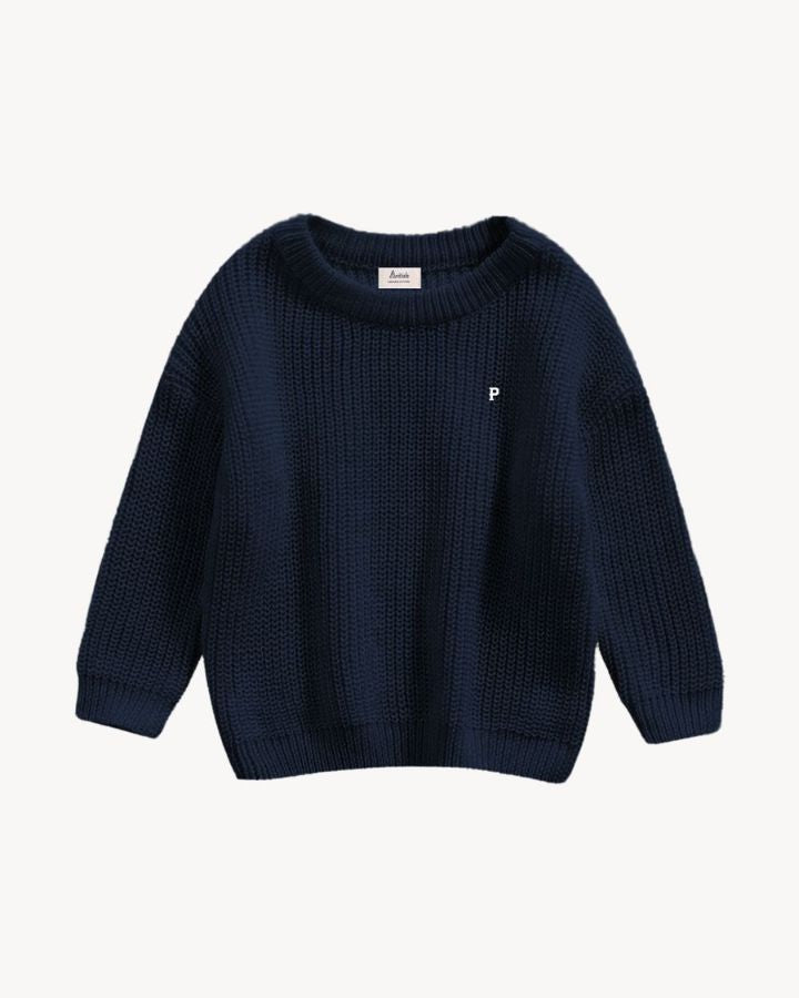 BABIES & KIDS - JERSEY AZUL MARINO | BORDADO MINIMALISTA