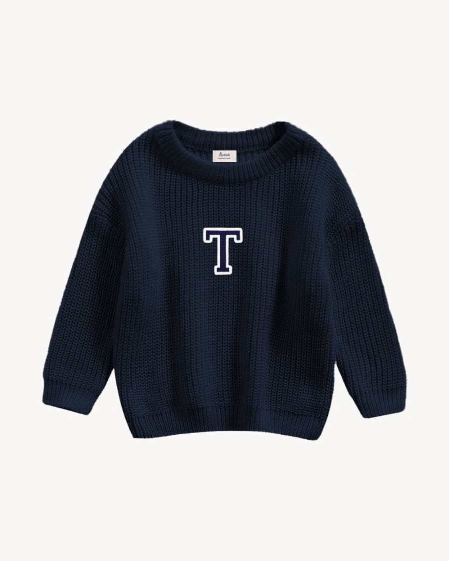 BABIES & KIDS - JERSEY NAVY BLUE | INICIAL