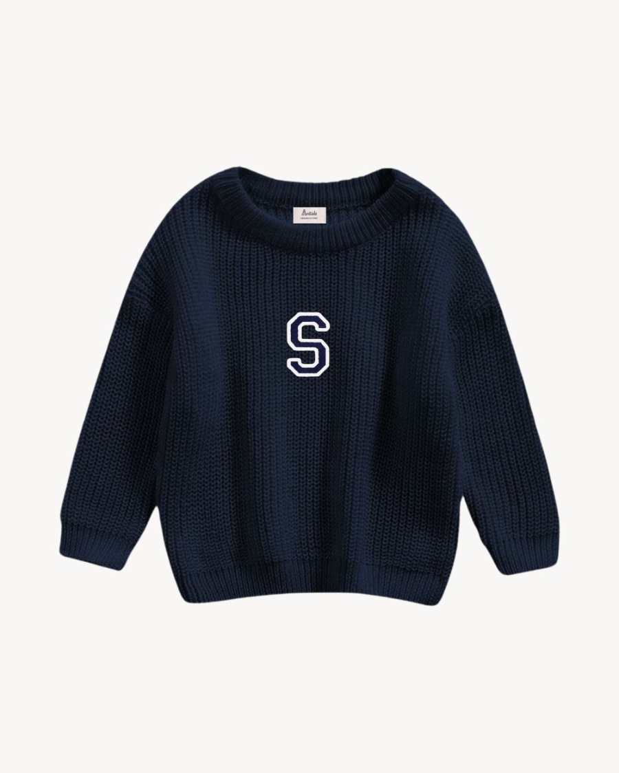 BABIES & KIDS - JERSEY NAVY BLUE | INICIAL