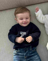 BABIES & KIDS - JERSEY AZUL MARINO | INICIAL