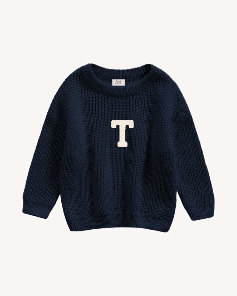 BABIES & KIDS - JERSEY NAVY BLUE | INICIAL