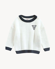 BABIES & KIDS - JERSEY OFF WHITE BICOLOR | INICIAL CLASSIC