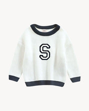 BABIES & KIDS - JERSEY OFF WHITE BICOLOR | INICIAL CLASSIC