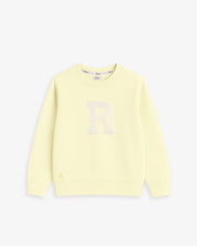 BABIES & KIDS - SUDADERA AMARILLO PASTEL | INICIAL