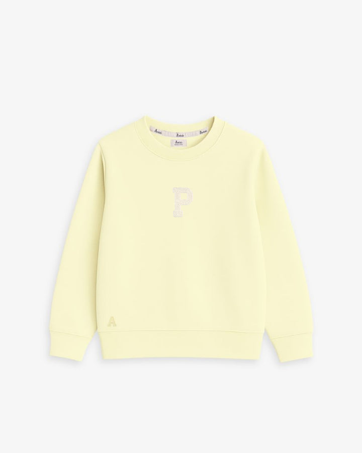 BABIES & KIDS - SUDADERA AMARILLO PASTEL | INICIAL
