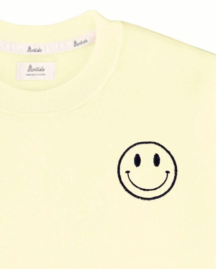 BABIES & KIDS - SUDADERA AMARILLO PASTEL | SMILE