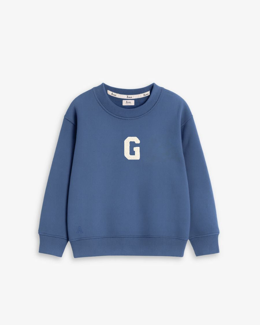 BABIES & KIDS - SUDADERA AZUL OCÉANO | INICIAL