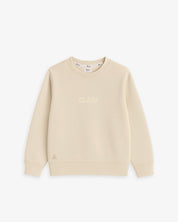 BABIES & KIDS - SUDADERA BEIGE | BORDADO PERSONALIZADO