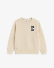 BABIES & KIDS - SUDADERA BEIGE | INICIAL