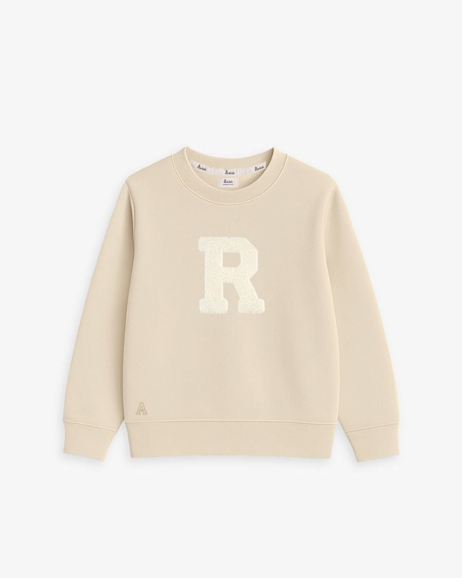 BABIES & KIDS - SUDADERA BEIGE | INICIAL