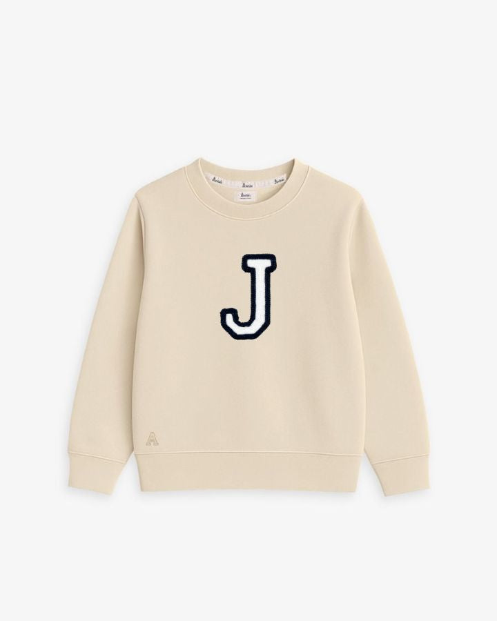 BABIES & KIDS - SUDADERA BEIGE | INICIAL