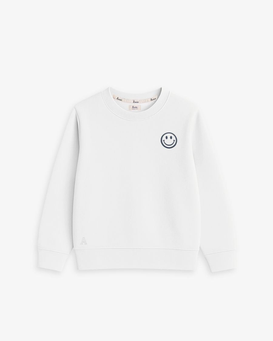 BABIES & KIDS - SUDADERA BLANCA | SMILE