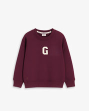 BABIES & KIDS - SUDADERA GRANATE | INICIAL