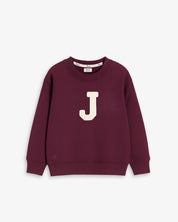 BABIES & KIDS - SUDADERA GRANATE | INICIAL