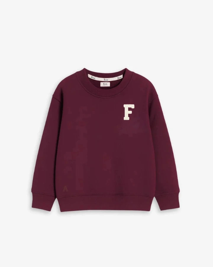 BABIES & KIDS - SUDADERA GRANATE | INICIAL