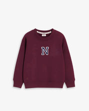 BABIES & KIDS - SUDADERA GRANATE | INICIAL