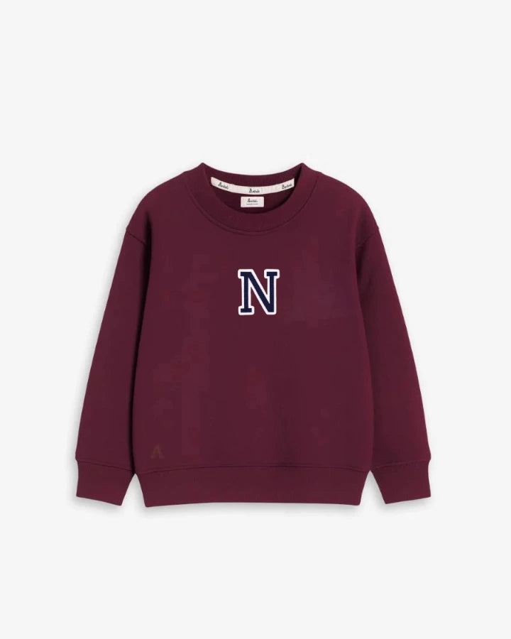 BABIES & KIDS - SUDADERA GRANATE | INICIAL