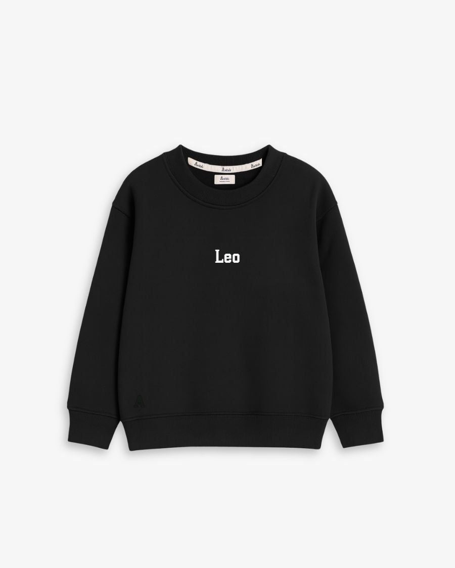 BABIES & KIDS - SUDADERA NEGRA | BORDADO PERSONALIZADO