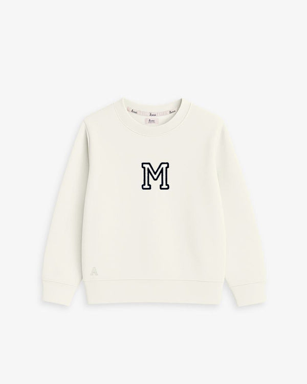 BABIES & KIDS - OFF WHITE SWEATSHIRT | INITIAL