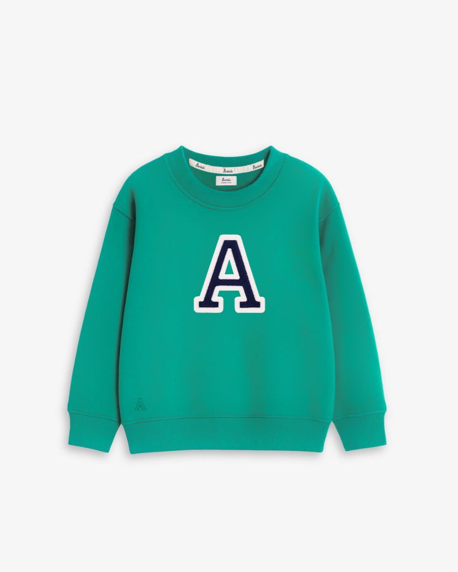 BABIES & KIDS - SUDADERA VERDE KELLY | INICIAL