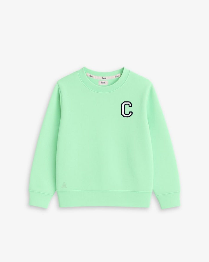 BABIES & KIDS - SUDADERA VERDE MINT | INICIAL