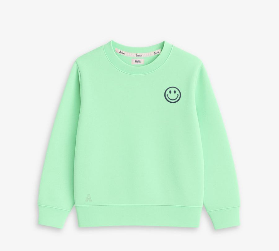 BABIES &amp; KIDS - SUDADERA VERDE MINT | SMILE