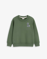 BABIES & KIDS - SUDADERA VERDE OLIVA | INICIAL