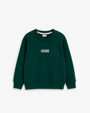 BABIES & KIDS - SUDADERA VERDE OSCURO | BORDADO PERSONALIZADO