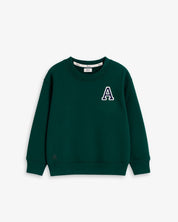 BABIES & KIDS - SUDADERA VERDE OSCURO | INICIAL