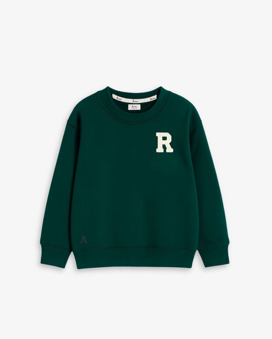 BABIES & KIDS - SUDADERA VERDE OSCURO | INICIAL