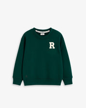 BABIES & KIDS - SUDADERA VERDE OSCURO | INICIAL