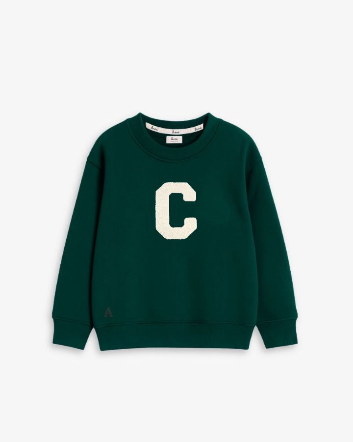 BABIES & KIDS - SUDADERA VERDE OSCURO | INICIAL
